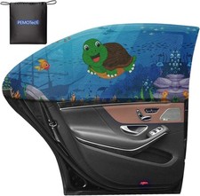 PEMOTech Car Window Shade for Baby 2 Pack UV Protection Car Side Window Sun