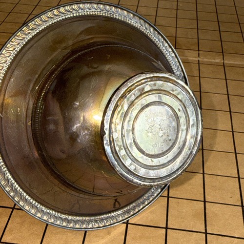Sterling By Rank M Whiting Weighted And Re Enforced Nut Candy Finish Bowl 4010 - Afbeelding 12 van 23
