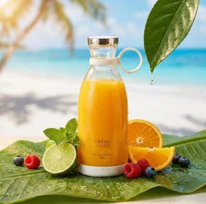 Electric Blender USB Charging Mini Juicer Mixer Shakes Travel Smoothie Blender