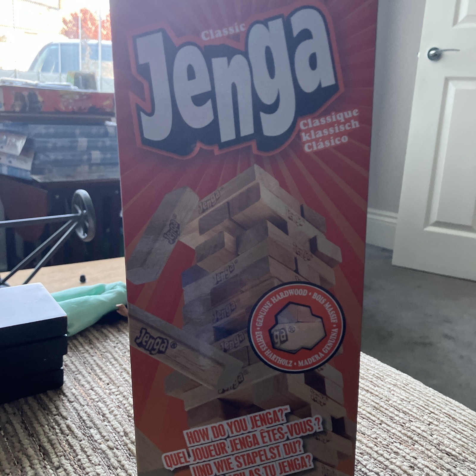 Classic Jenga Game from Hasbro Stacking Wooden Block Game (6yrs+) ~ NEW S21