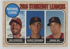 2017 Heritage League Leaders Gray Back /10 Robbie Ray Madison Bumgarner #11 0b0