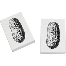 2 Radiergummis/Gummis "Single Peanut" 45 mm (ER00047603)