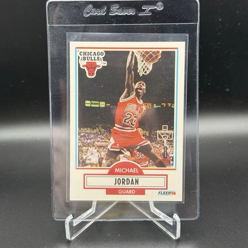 1990-91 Fleer Michael Jordan #26 Chicago Bulls HOF NBA