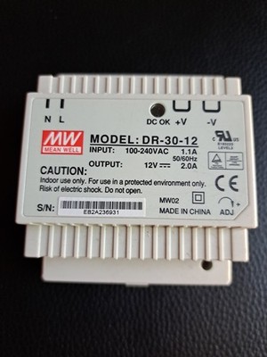 Mean Well DR-30-12 Hutschienen-Netzteil (DIN-Rail) 12 V/DC 2A 24W