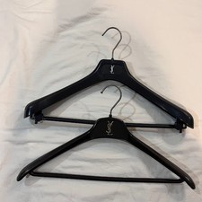 Vintage YSL Yves Saint Laurent Plastic 16.25" Hangers Set of 2