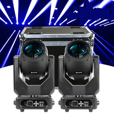 2X Beam 7R 230W Moving Head Light Mini Stage Light Effect DMX 512 for Disco Bar 