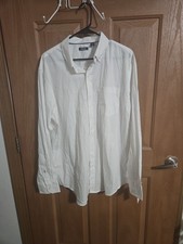 NWT Men's Izod Button Down Dress Shirt Size XL Bright White Long Sleeve