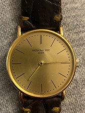 orologio uomo patek philippe calatrava oro 18k