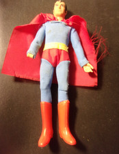 Vintage Rare Original 1970s Mego Superman Action Figure Toy 8  Parts Hong Kong