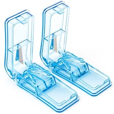 2PCS Pill Cutter, Professional Pill Splitter for Cutting Small Pills or Large...