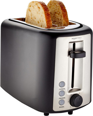 2 Slice Toaster, Extra Wide Slots for Bagels, 6 Browning Settings, Removable Cru
