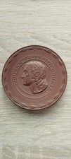 Meissner Porcelana Beöttger Medal z profilem Böttgera