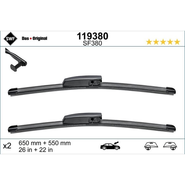 SWF 119380 Scheibenwischer FüR Renault Scenic Grand JM0 1-image