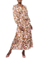 C Wonder by Christian Siriano Women's Chiffon Dress Bodacious Bows