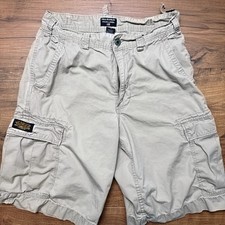 Vtg Polo Jeans Co Ralph Lauren Cargo Shorts Men 31 Military Surplus Khaki READ