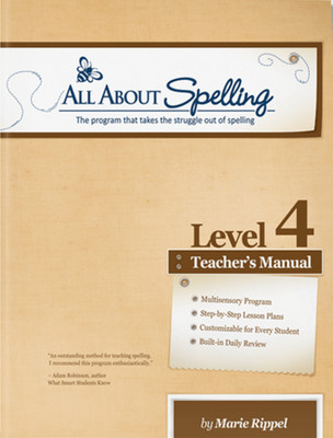 All About Spelling Level 4: Complete Guide Teacher Manual Homeschool - BRAND NEW