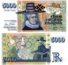 2025 (2019) Iceland 5000 Kronur P60 Banknote UNC Már Guðmundsson