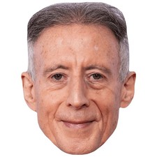 Peter Tatchell Smile Celebrity Mask, Flat Card Face, Fancy Dress Mask