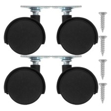 4 PCS Universal Wheel for Furniture Chair Leg Wheels Casters Bed Frame