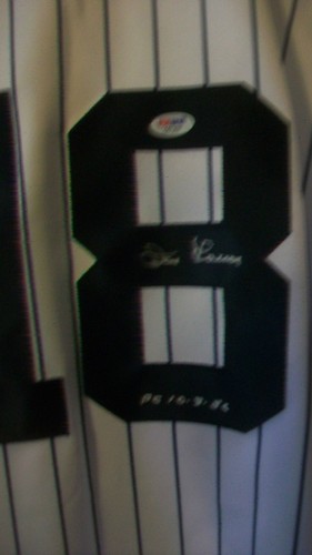 DON LARSEN AUTOGRAPHED NEW YORK YANKEES JERSEY, PERFECT GAME 10-3-56 - Picture 2 of 4