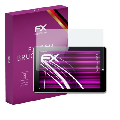 atFoliX Glasfolie für Chuwi Hi10 Displayfolie 9H Schutzpanzer Displayschutzfolie