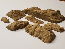 N, HO Scale Layout Scenic Diorama Accessories Hills, Rocks 7 X ,Ready to Install