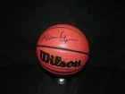 Hakeem Olajuwon Signed Autographed NCAA Official Wilson Basketball Beckett COA