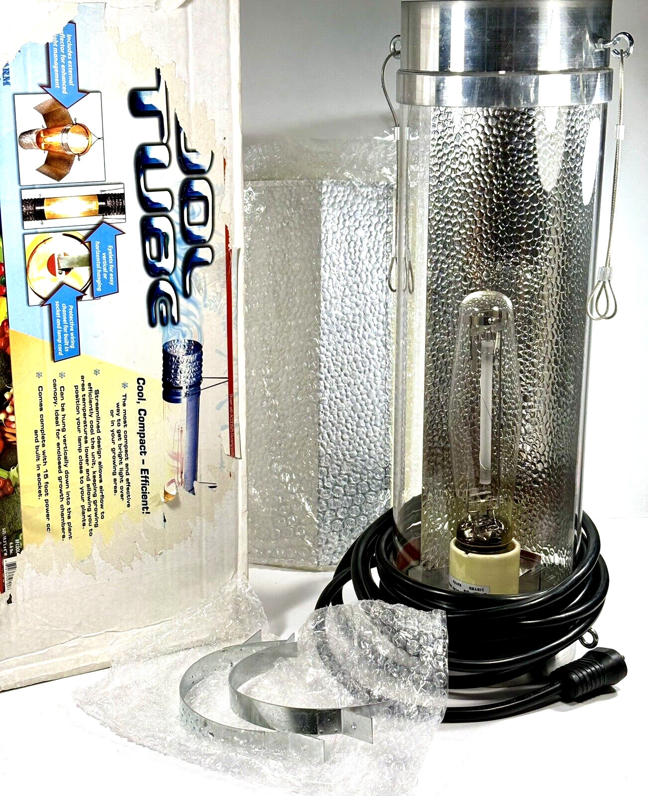 Kit Cool Tube W/ Reflector Hood Set & Hanging Brackets