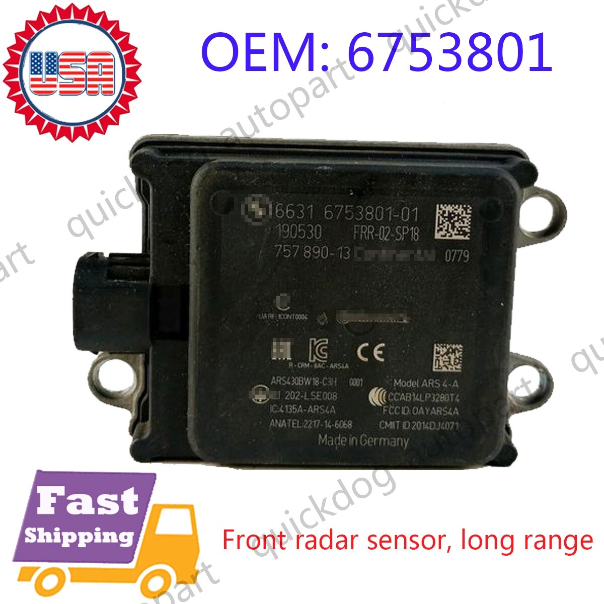 OEM Adaptive Cruise Control ACC Radar Distance Sensor For BMW G