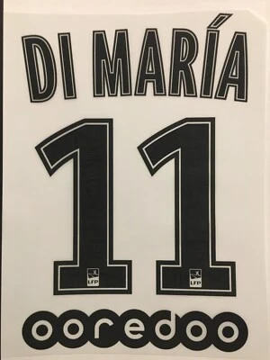 Flocage Officiel PSG Di Maria 11 Away Ligue1 2019/2020 - Photo 1/3