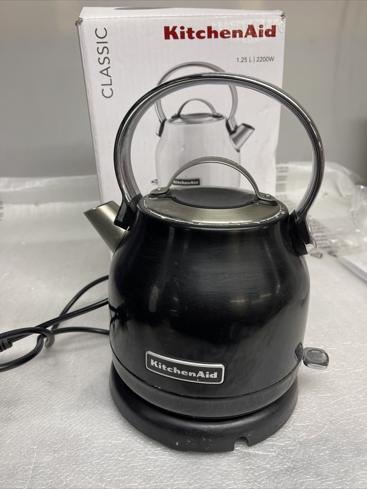 KitchenAid 5KEK1222BOB Traditional Kettle Onyx Black 5413184151607 eBay