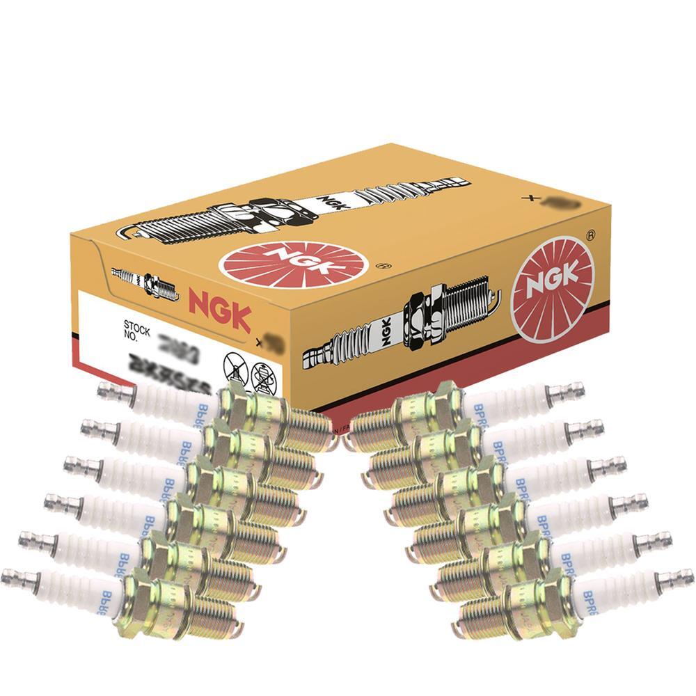 NGK Set of 12 Nickel Standard Spark Plugs Gap 0.025 For Jaguar XJ12 XJS 5.3 V12