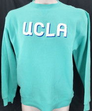 NEW UCLA Bruins California Gear For Sports Teal Crew Neck Sweatshirt Men's L
