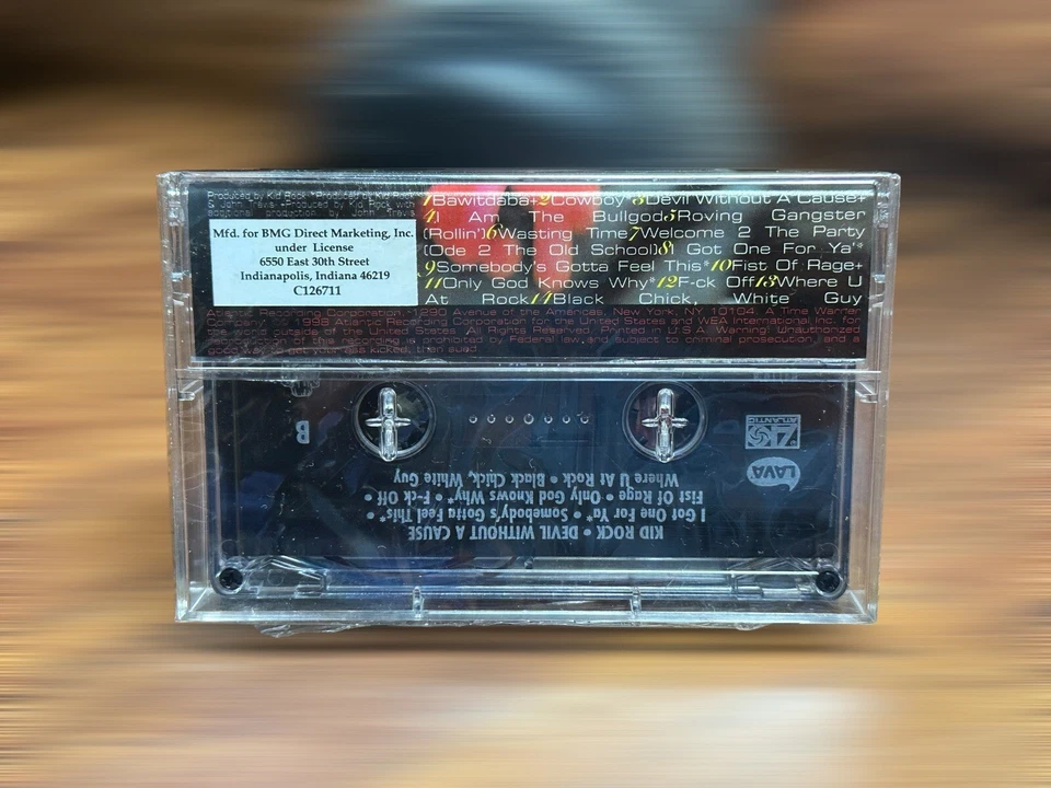 Kid Rock Devil Without A Cause BRAND NEW SEALED CASSETTE TAPE RARE - Imagem 2 de 3