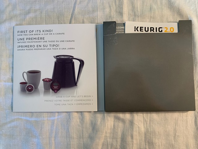 Keurig 2.0 K200 K250 Series User Manual Brewer Instruction Guide - for