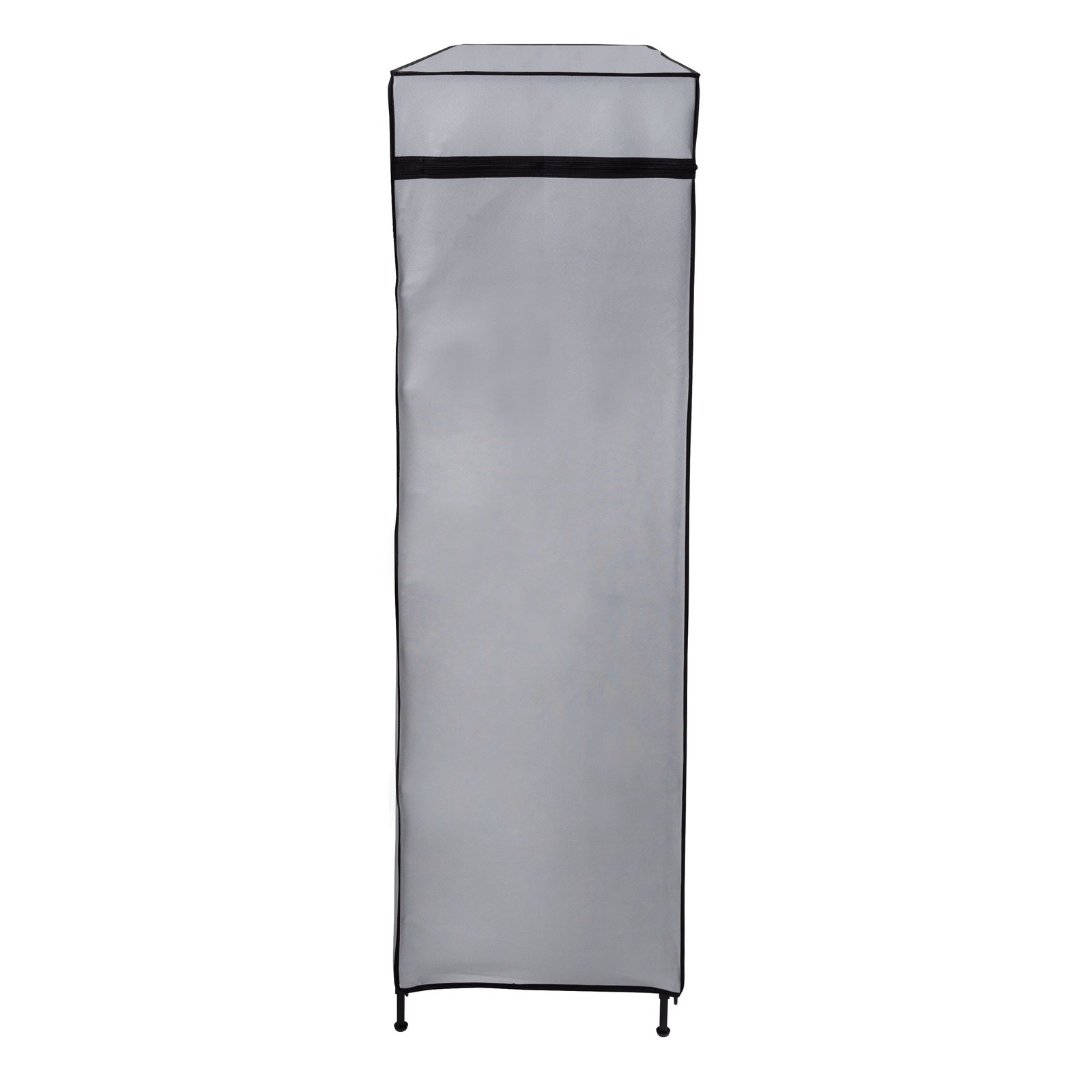 60 In Wide Double Door Portable Wardrobe Closet W/ Cover Steel Plastic