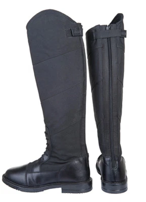 Reitstiefel -Style- Reißverschluss hinten weiche Fütterung HKM 4260 NEU