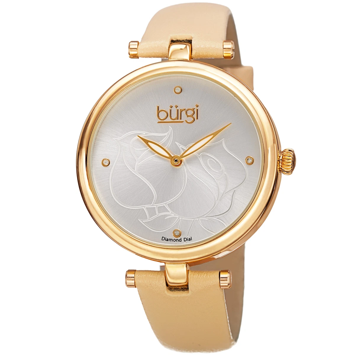 Burgi diamond shop dial watch