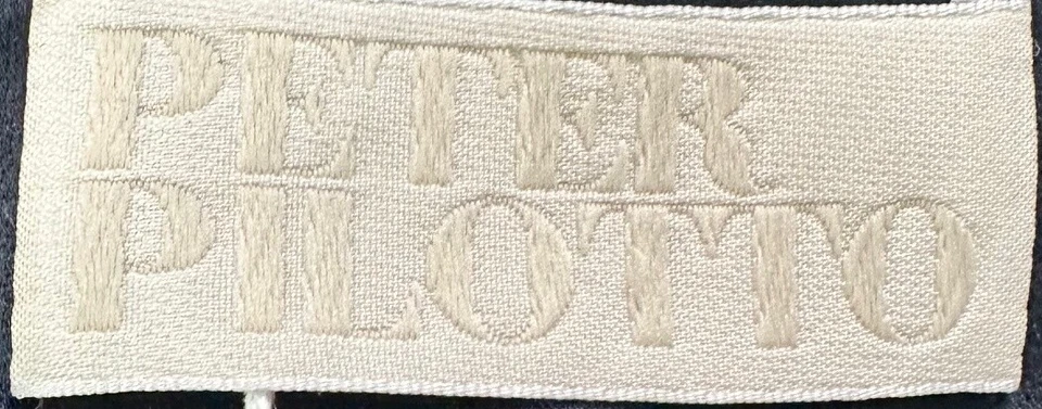 Peter Pilotto navy blue gold fringe pocket mini skirt size 8 - Image 4 of 4