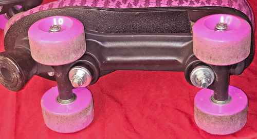 Roces Quad Roller Skates Size 6 EU40 Purple Lace Up Vintage 1990s - Picture 17 of 21
