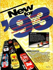 Pro-Line NASCAR Bodies Vintage Print Ad 1993 Wall Art Decor