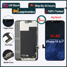 5 Pack OLED Touch Screen Digitizer For iPhone 13 6.1