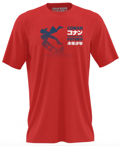 Abbigliamento Conan, Il Ragazzo Del Futuro: Kiss Red (T-Shirt Unisex Tg. M) - Foto 1 di 1