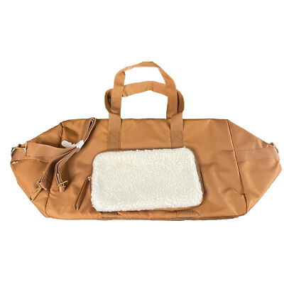 DSW Exclusive Weekender Overnight Duffle Bag Travel Carry-On /Tan NEW