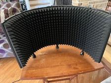 Monoprice Microphone Isolation Shield Acoustic Foam Pro Audio Series 602650