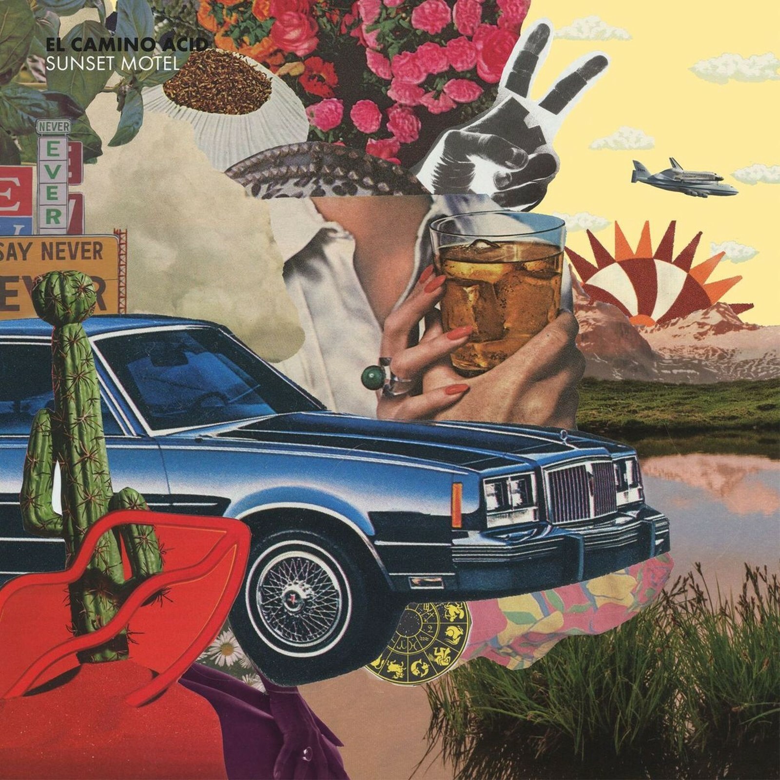 El Camino Acid - Sunset Motel (Limited Orange Viinyl) ECA002LPC1  (New & Sealed)
