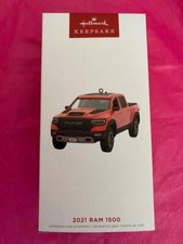 Hallmark Keepsake Ornament 2022 Truck 2021 Dodge Ram 1500 Die Cast Metal Red New