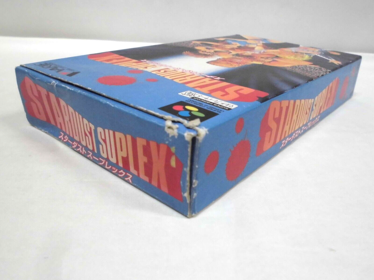 SNES -- STARDUST SUPLEX -- Wrestling. Super famicom. Japan SNES -- STARDUST SUPLEX -- Wrestling. Super famicom. Japan