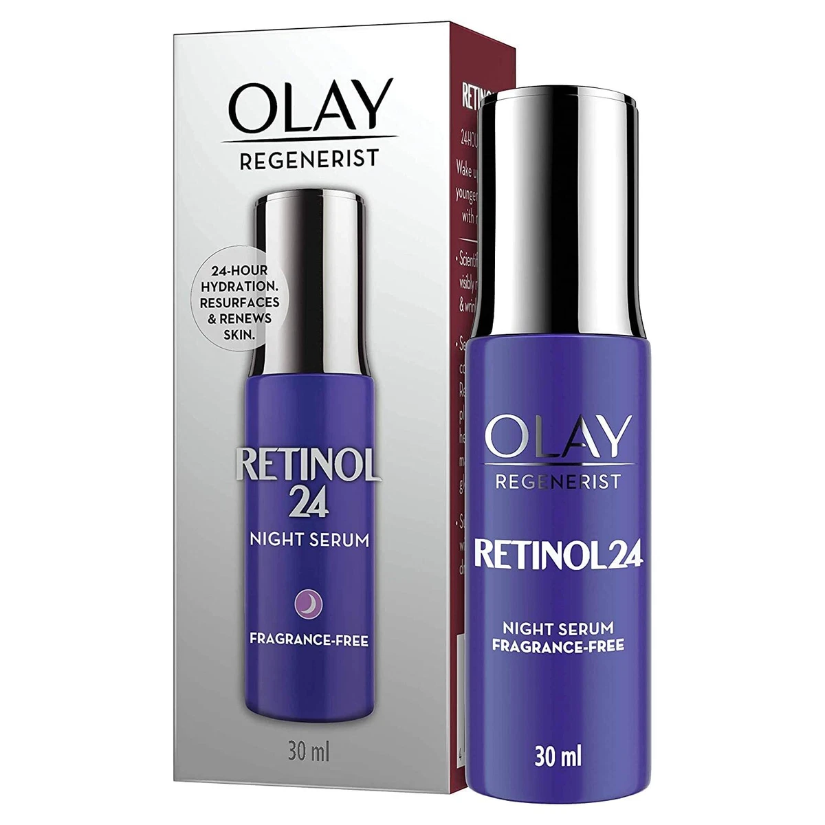 Olay Retinol Night Serum with retinol Niacinamide Wake Up to Plump 30 ml Women