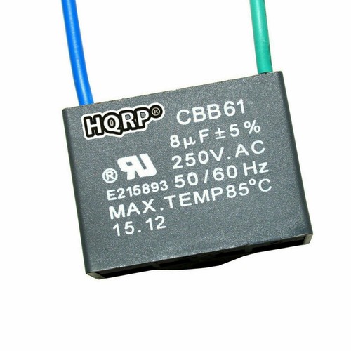 CBB61 250VAC Replacement Capacitors for Harbor Breeze Ceiling Fan (41 Models) - Picture 6 of 45